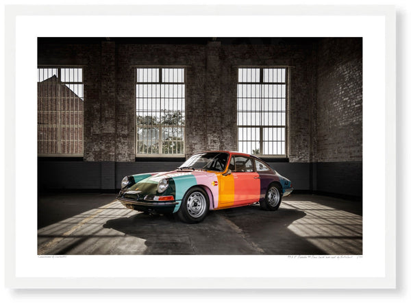 1965 Porsche 911 Paul Smith 'art car' at Bicester Heritage