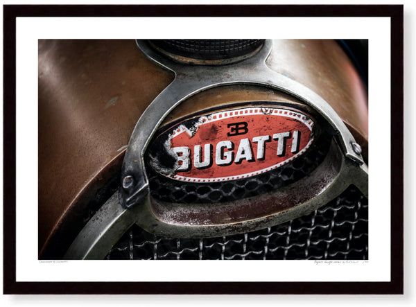 Bugatti badge detail