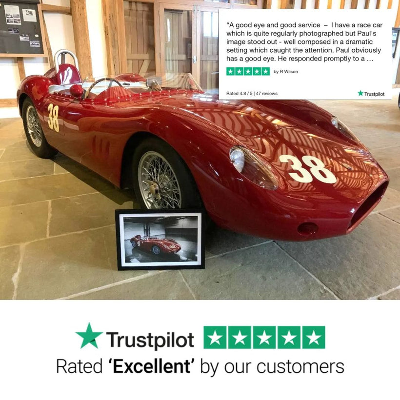 Framed Maserati Wall Art Prints