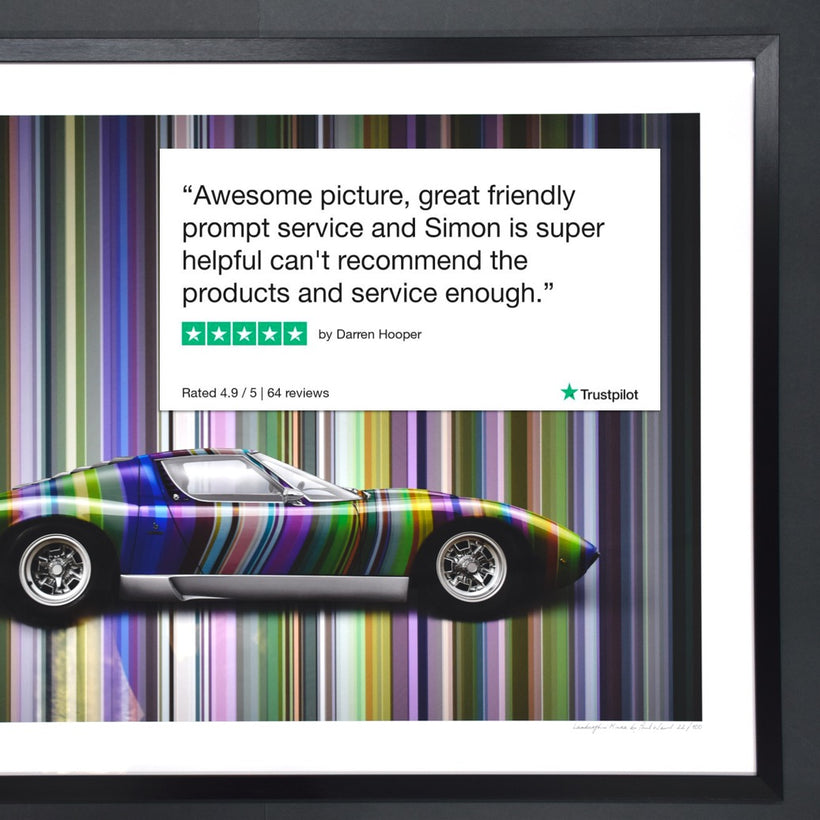 Lamborghini Miura Framed Wall Art Prints