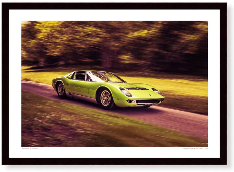 Framed Lamborghini Wall Art Prints
