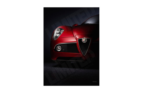 Alfa Romeo 8C Competizione A3 (297 x 420 mm / 11.7 x 16.5 in) / Aluminium Composite / No Mount