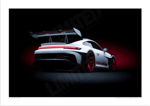Porsche 911 GT3 RS (992) A3 (297 x 420 mm / 11.7 x 16.5 in) / Print-Only (Fine Art Paper) / No Mount