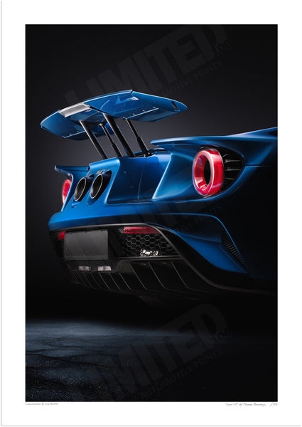 Ford GT second generation (detail) A3 (297 x 420 mm / 11.7 x 16.5 in) / Print-Only (Fine Art Paper) / No Mount