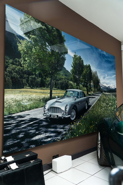 Aston Martin DB5 in Switzerland 350 x 230 cm MASTERPRINT