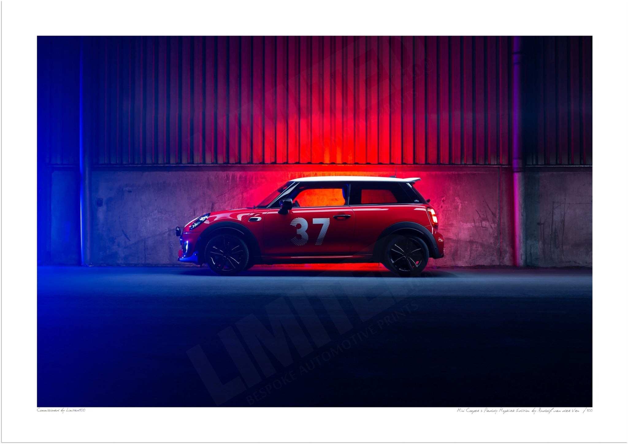 MINI Cooper S Paddy Hopkirk Special Edition A3 (297 x 420 mm / 11.7 x 16.5 in) / Print-Only (Fine Art Paper) / No Mount