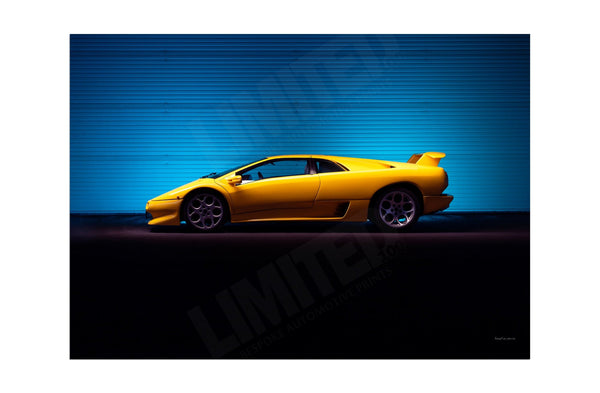 Lamborghini Diablo A3 (297 x 420 mm / 11.7 x 16.5 in) / Aluminium Composite / No Mount