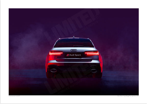 Audi RS6 C8 A3 (297 x 420 mm / 11.7 x 16.5 in) / Print-Only (Fine Art Paper) / No Mount