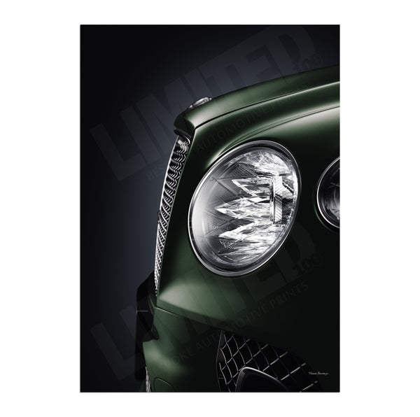 Bentley Bentayga (detail) - A3 (297 x 420 mm / 11.7 x 16.5 in) / Aluminium Composite / No Mount