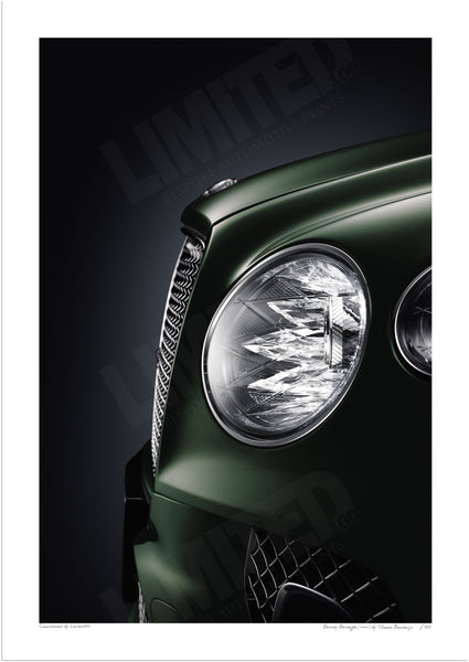 Bentley Bentayga (detail) - A3 (297 x 420 mm / 11.7 x 16.5 in) / Print-Only (Fine Art Paper) / No Mount