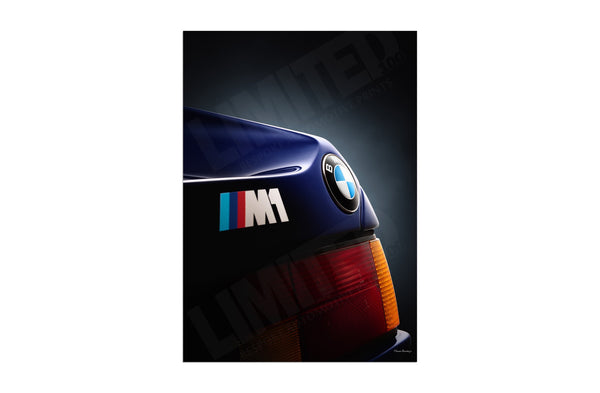1979 BMW M1 (detail) - A3 (297 x 420 mm / 11.7 x 16.5 in) / Aluminium Composite / No Mount
