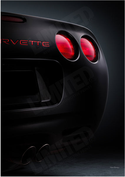 Chevrolet Corvette C5 - A3 (297 x 420 mm / 11.7 x 16.5 in) / Aluminium Composite / No Mount