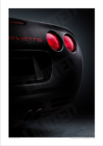 Chevrolet Corvette C5 - A3 (297 x 420 mm / 11.7 x 16.5 in) / Print-Only (Fine Art Paper) / No Mount
