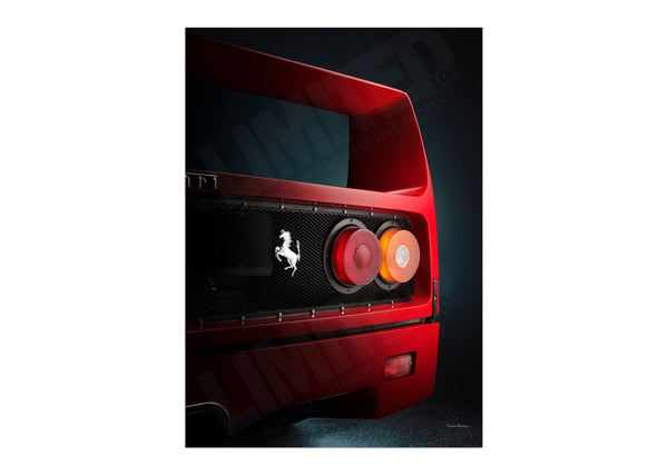 Ferrari F40 rear detail