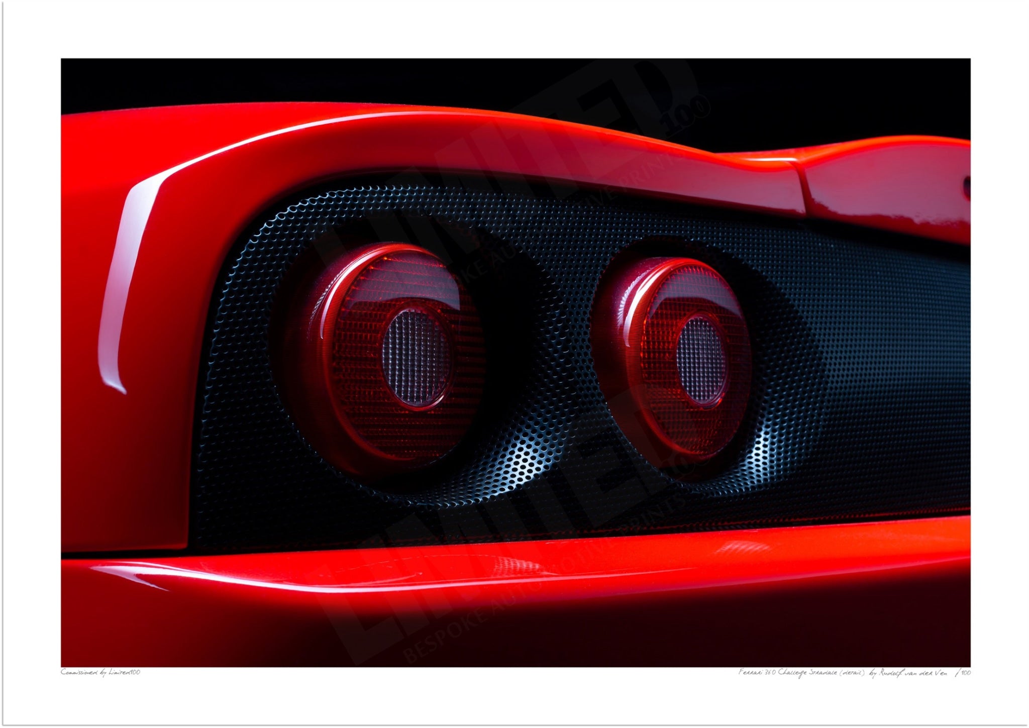 Ferrari 360 Challenge (detail) A3 (297 x 420 mm / 11.7 x 16.5 in) / Print-Only (Fine Art Paper) / No Mount