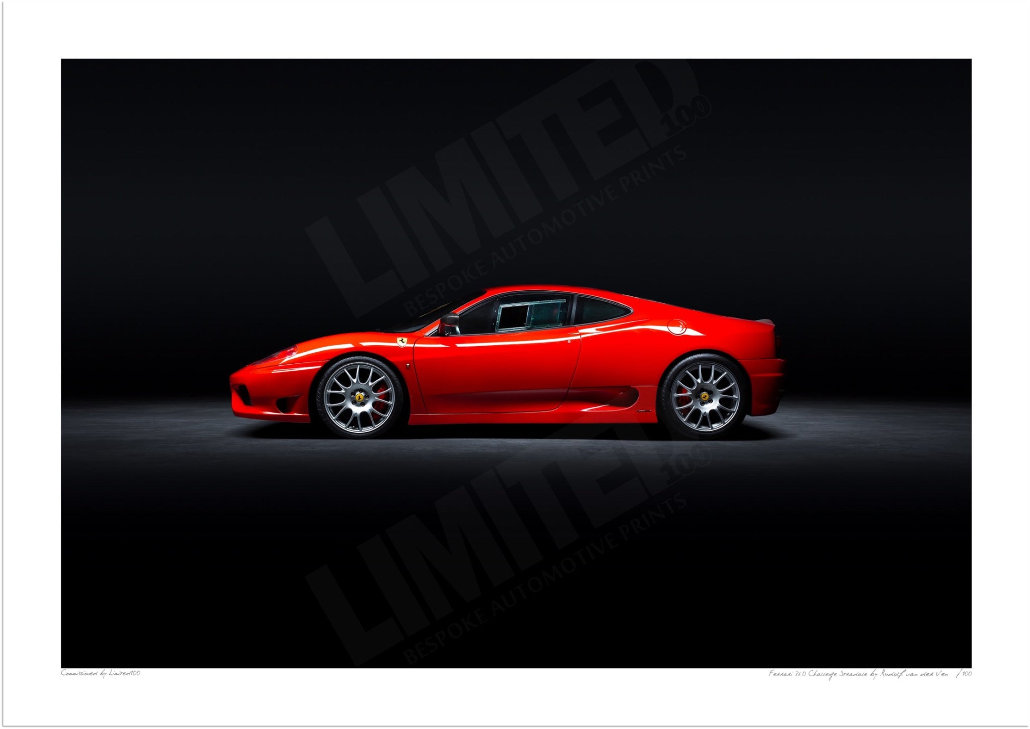Ferrari 360 Challenge Stradale A3 (297 x 420 mm / 11.7 x 16.5 in) / Print-Only (Fine Art Paper) / No Mount