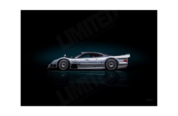 Mercedes-Benz CLK GTR A3 (297 x 420 mm / 11.7 x 16.5 in) / Aluminium Composite / No Mount