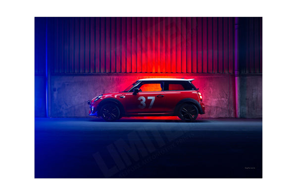 MINI Cooper S Paddy Hopkirk Special Edition A3 (297 x 420 mm / 11.7 x 16.5 in) / Aluminium Composite / No Mount
