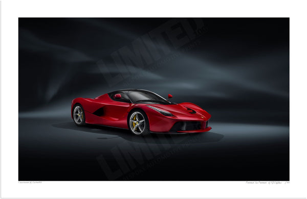 Ferrari LaFerrari S (420 x 273 mm) / Print-Only (Fine Art Paper) / No Mount