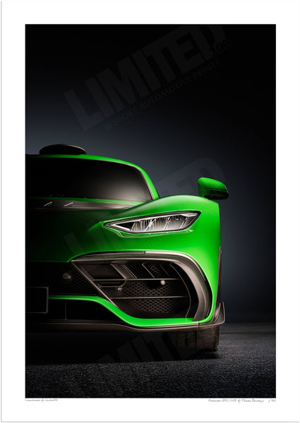 Mercedes-AMG ONE - A3 (297 x 420 mm / 11.7 x 16.5 in) / Print-Only (Fine Art Paper) / No Mount