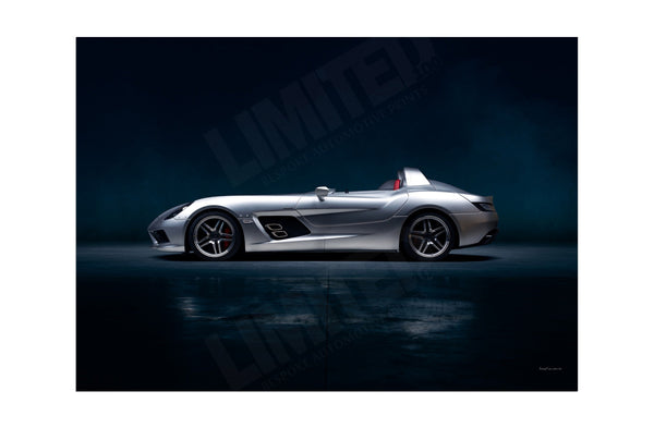 Mercedes-Benz SLR McLaren Stirling Moss A3 (297 x 420 mm / 11.7 x 16.5 in) / Aluminium Composite / No Mount