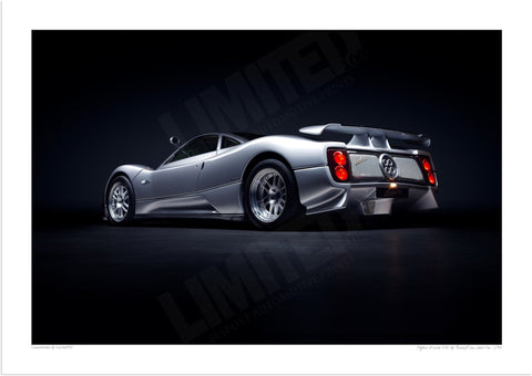 Pagani Zonda C12 A3 (297 x 420 mm / 11.7 x 16.5 in) / Print-Only (Fine Art Paper) / No Mount