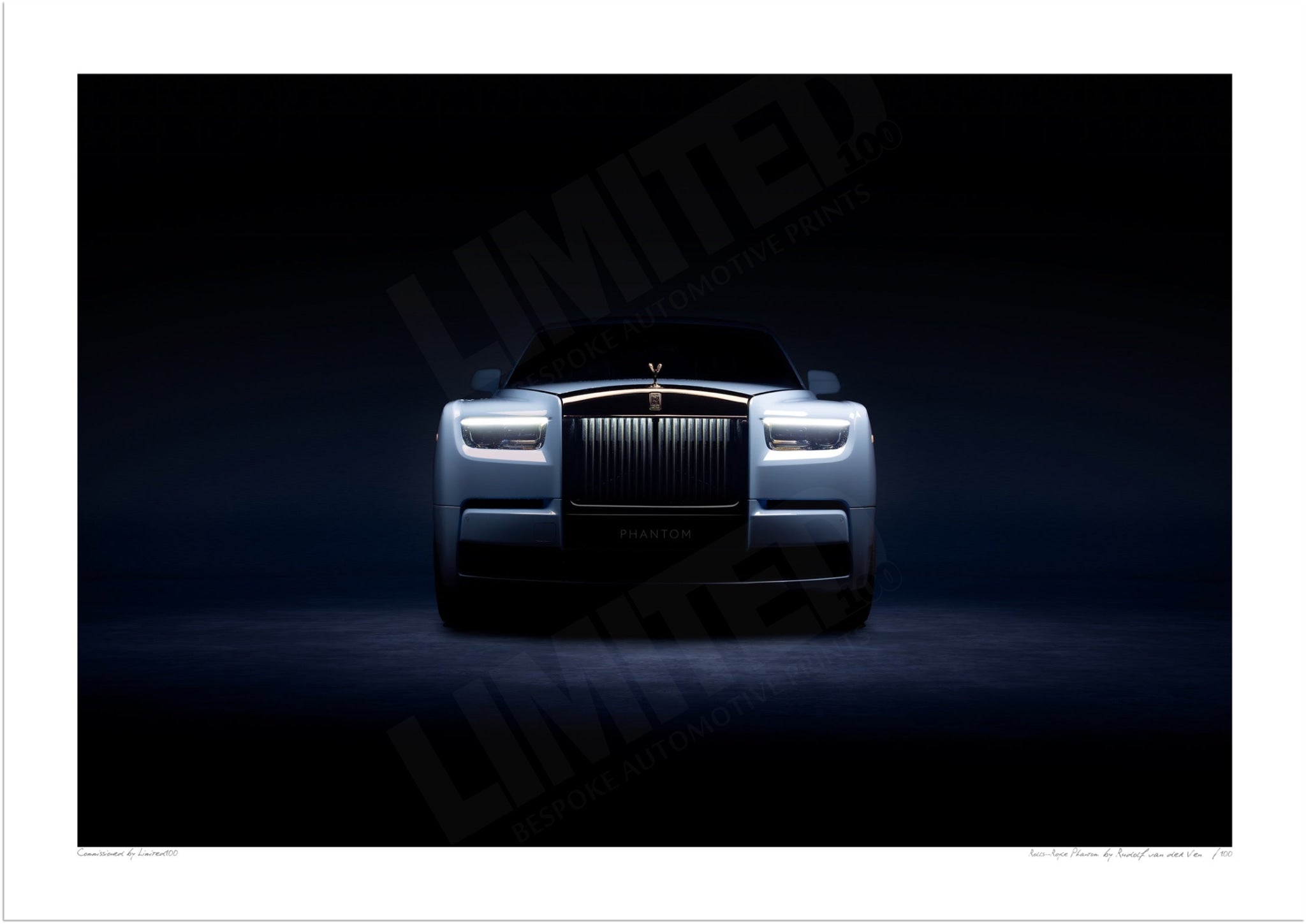 Rolls-Royce Phantom A3 (297 x 420 mm / 11.7 x 16.5 in) / Print-Only (Fine Art Paper) / No Mount