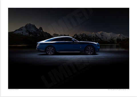 Rolls-Royce Spectre A3 (297 x 420 mm / 11.7 x 16.5 in) / Print-Only (Fine Art Paper) / No Mount
