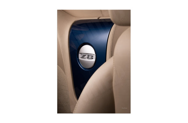 BMW Z8 interior (detail) A3 (297 x 420 mm / 11.7 x 16.5 in) / Aluminium Composite / No Mount