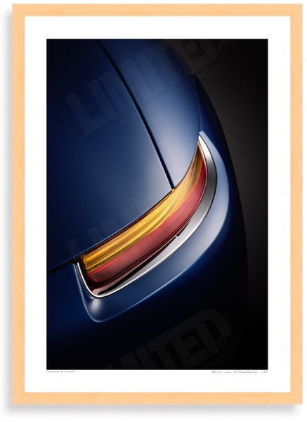 BMW Z8 (detail) A3 (297 x 420 mm / 11.7 x 16.5 in) / Wood Frame (Printed on Fine Art Paper) / No Mount