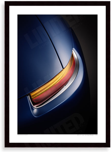 BMW Z8 (detail) A3 (297 x 420 mm / 11.7 x 16.5 in) / Black Wood Frame (Printed on Fine Art Paper) / No Mount