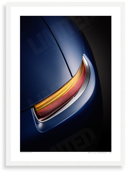 BMW Z8 (detail) A3 (297 x 420 mm / 11.7 x 16.5 in) / White Wood Frame (Printed on Fine Art Paper) / No Mount