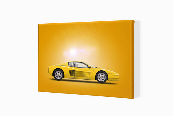 Ferrari Testarossa (yellow, yellow)