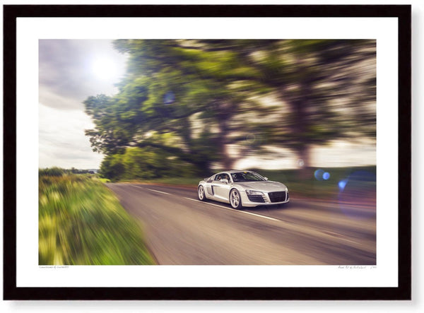 Audi R8 in the Clent Hills