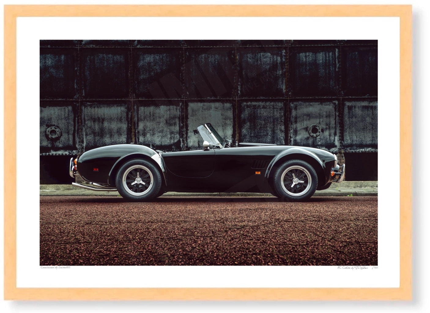 AC Cobra (side profile) Wall Art | Handcrafted in Britain | Limited100