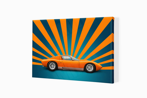 Lamborghini Miura (orange stripes)