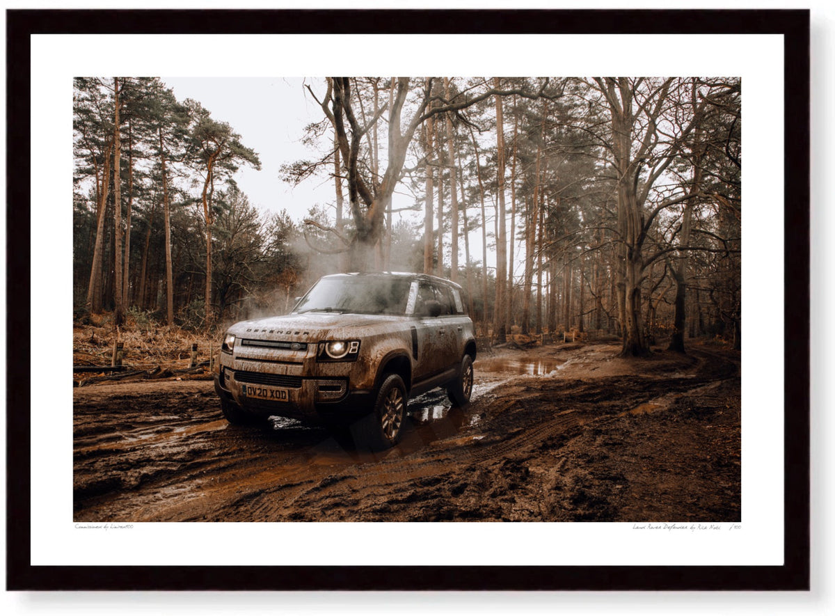 New 2020 Land Rover Defender Framed Wall Art Print | Limited100