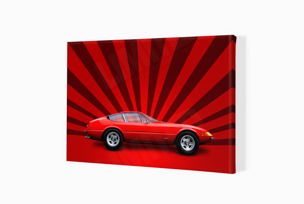 Ferrari 365 GTB/4 (red stripes on red)