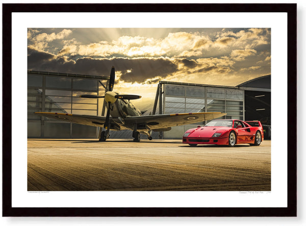 Ferrari F40 at Sywell Aerodrome