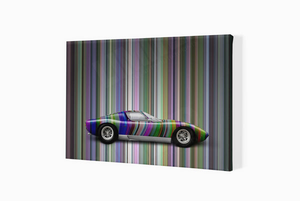 Lamborghini Miura (technicolour stripes)
