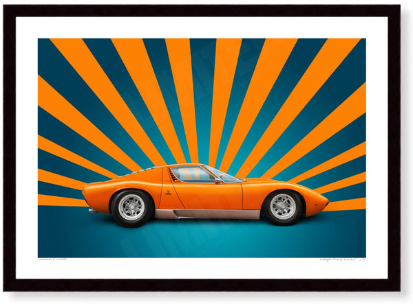 Lamborghini Miura (orange stripes)