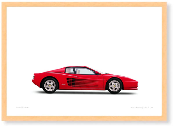 Ferrari Testarossa (red, white)