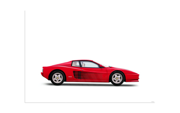 Ferrari Testarossa (red, white)