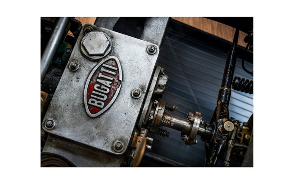 Bugatti transmission detail