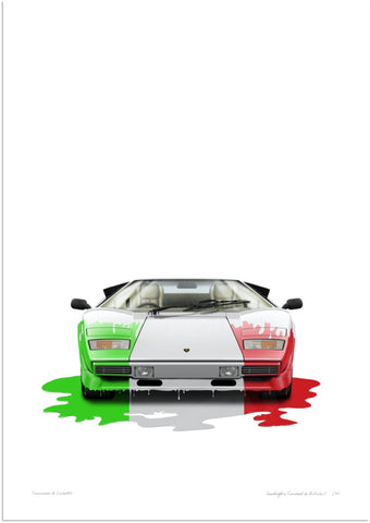 Lamborghini Countach (tricolore in uno)