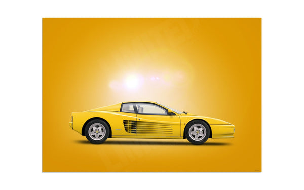 Ferrari Testarossa (yellow, yellow)