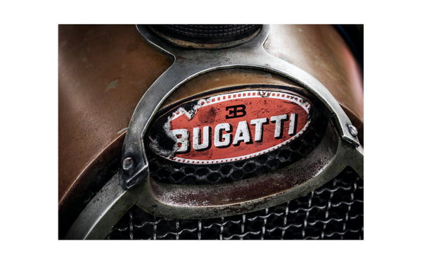 Bugatti badge detail